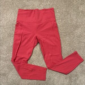 Ladies Pink Leggings
